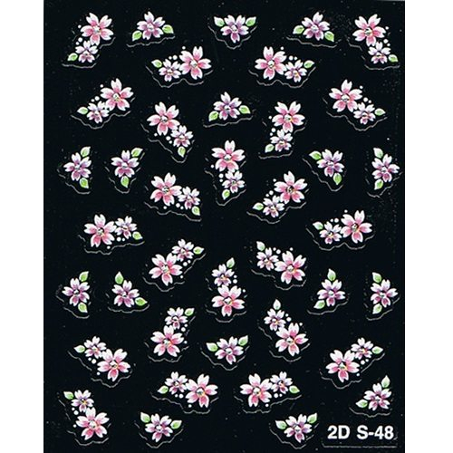 2D Nail Art Sticker