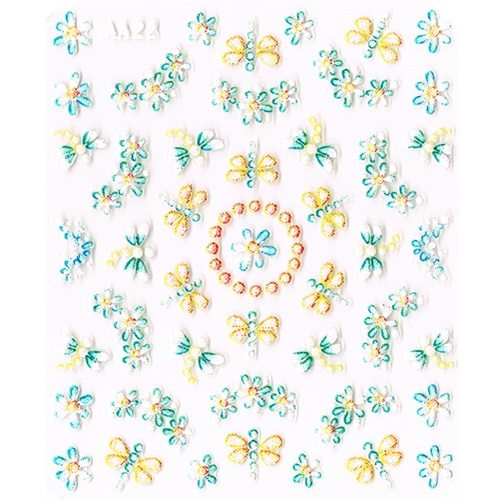 3D Nail Sticker Seblstklebende Aufkleber Nagelsticker Nagelaufkleber