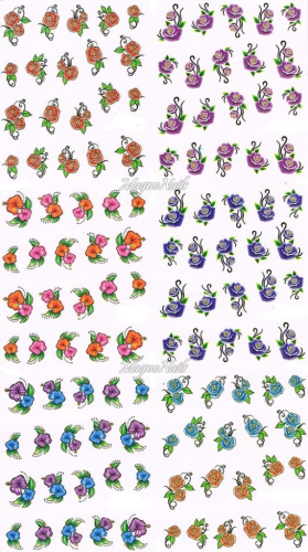 2D Nail Art Sticker