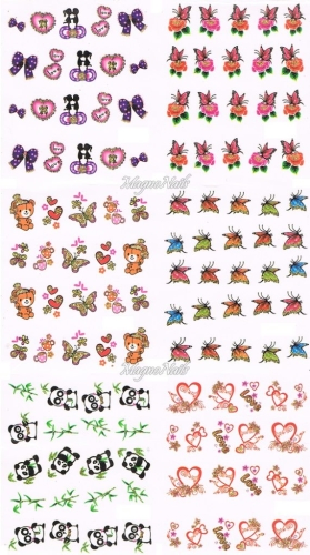 2D Nail Art Sticker