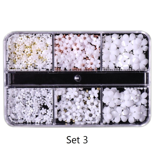 Preview: 3D Blumen Blümchen pastel Farben Nageldesign