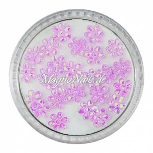 3D Einlegemotive - Shapes - Blumen rosa 4 mm