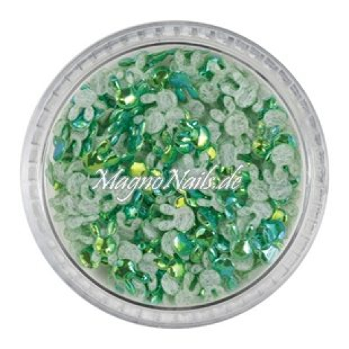 3D Einlegemotive - Shapes - 3D Hasen grün Ostern  Nailart Nageldesign Nail art