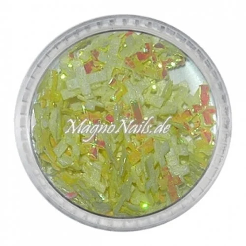 3D Einlegemotive - Shapes - Kreuze gelb Nailart Nageldesign Nail art