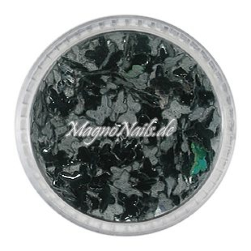 3D Einlegemotive - Shapes - Schmetterlinge schwarz 5 mm