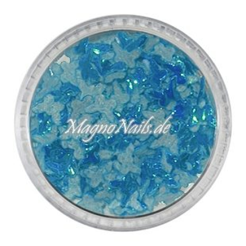 3D Einlegemotive - Shapes - Schmetterlinge blau 5 mm