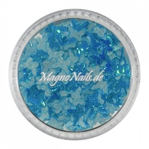 3D Einlegemotive - Shapes - Schmetterlinge blau 5 mm