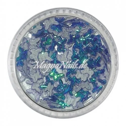 3D Einlegemotive - Shapes - Schmetterlinge dunkelblau 5 mm