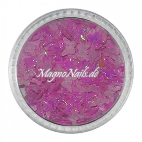 3D Einlegemotive - Shapes - Schmetterlinge pink 5 mm