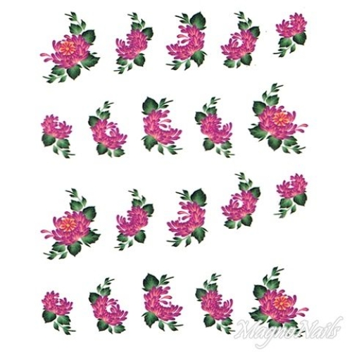 2D Nail Art One Stoke Sticker