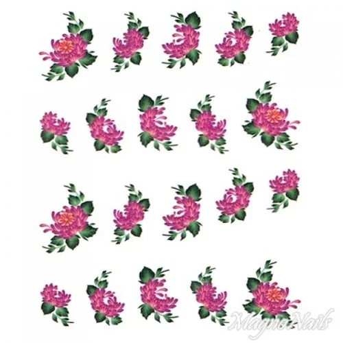 2D Nail Art One Stoke Sticker