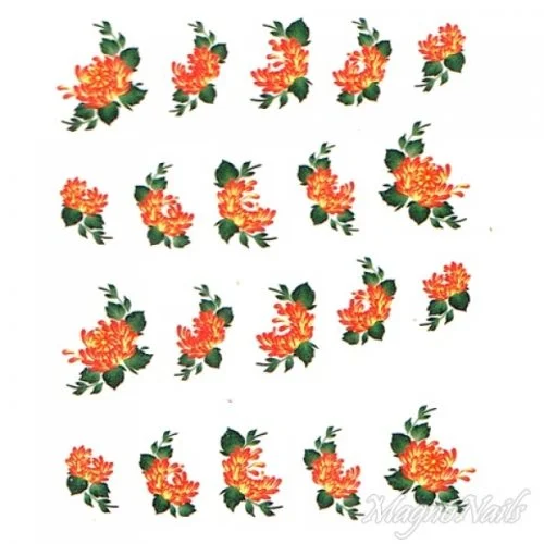 2D Nail Art One Stoke Sticker