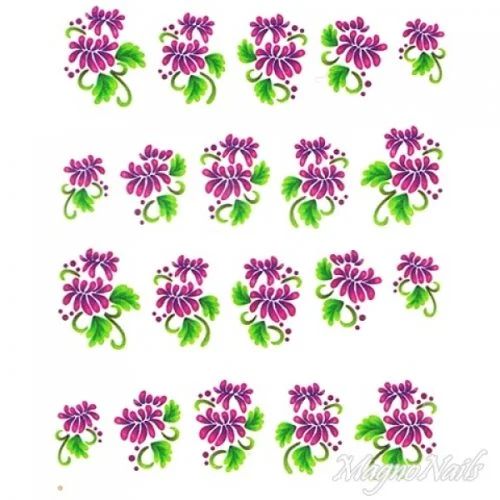 2D Nail Art One Stoke Sticker