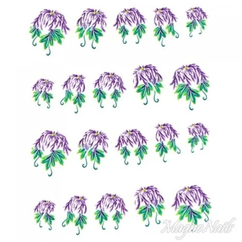 2D Nail Art One Stoke Sticker