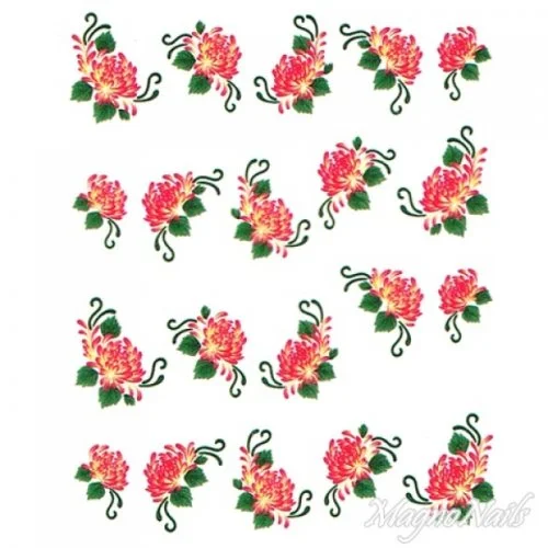 2D Nail Art One Stoke Sticker