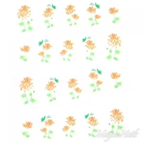 2D Nail Art One Stoke Sticker