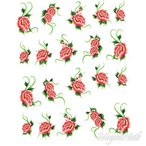 2D Nail Art One Stoke Sticker