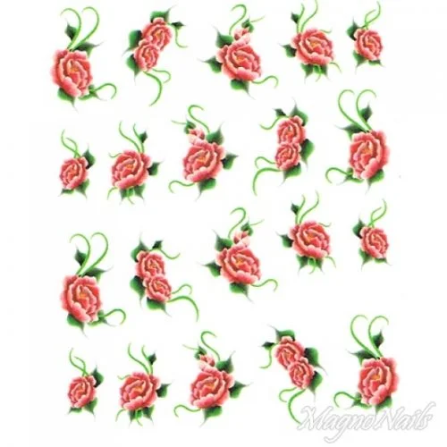 2D Nail Art One Stoke Sticker