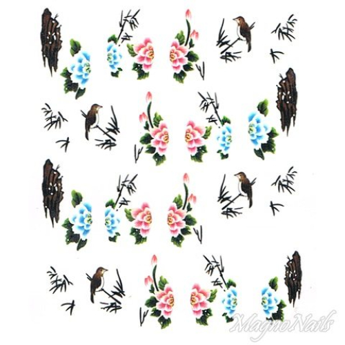 2D Nail Art One Stoke Sticker