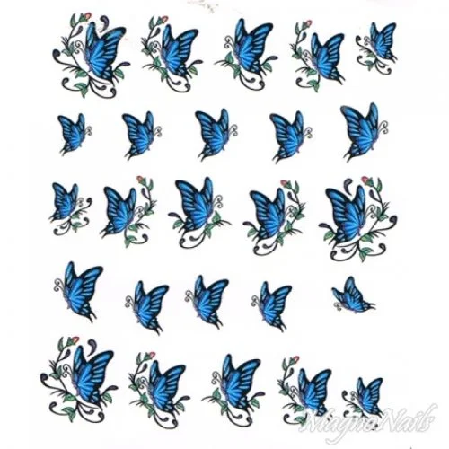 2D Nail Art One Stoke Sticker