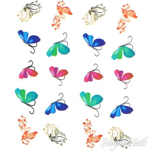 2D Nail Art One Stoke Sticker