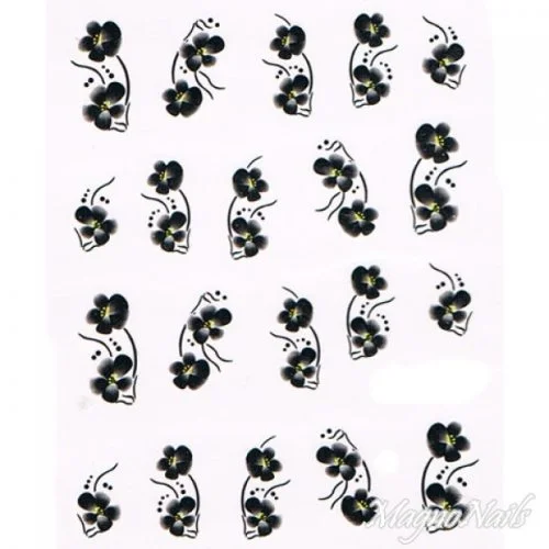2D Nail Art One Stoke Sticker