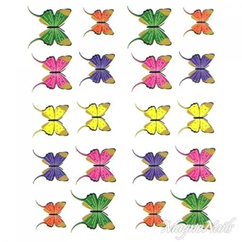 2D Nail Art One Stoke Sticker