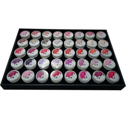 Schublade Display für 40 Gel Dosen leer Sortierbox Aufbewahrung