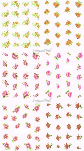 2D Nail Art Sticker