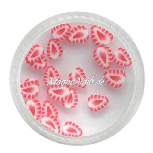 Einlegemotive - Fimo Früchte - Erdbeere Nails Nagel Nögel Nailart