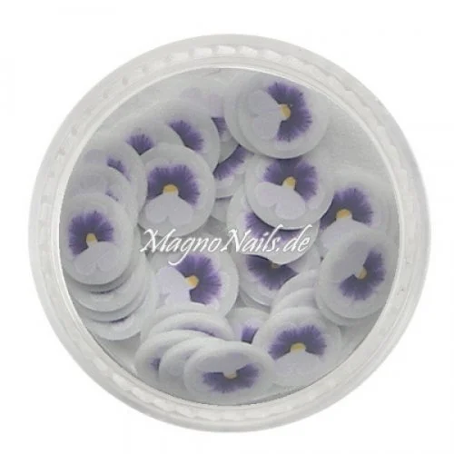 Einlegemotive - Fimo Shapes - Blume lila Nail Art Nails Nagel Nögel Nailart