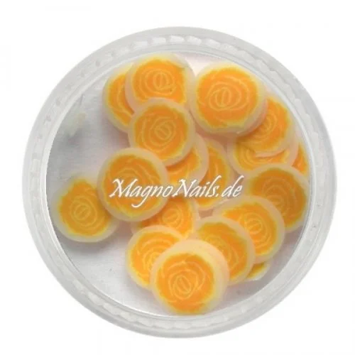 Einlegemotive - Fimo Shapes - Rosen gelb Nail Art Nails Nagel Nögel Nailart