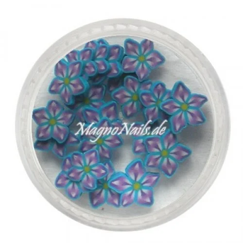 Einlegemotive - Fimo Shapes - Blume lila Nail Art Nails Nagel Nögel Nailart