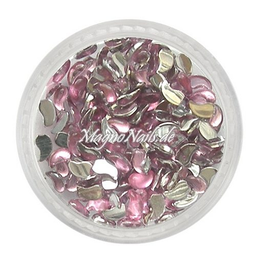 Strasssteine - Komma rosa Nageldesign Nägel Nails Nagelstudio Einleger Nailart