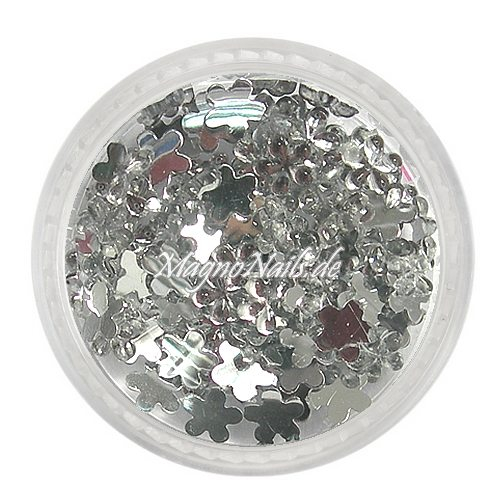 Strasssteine - Blume groß kristall Nageldesign Nägel Nails Nagelstudio Einleger Nailart