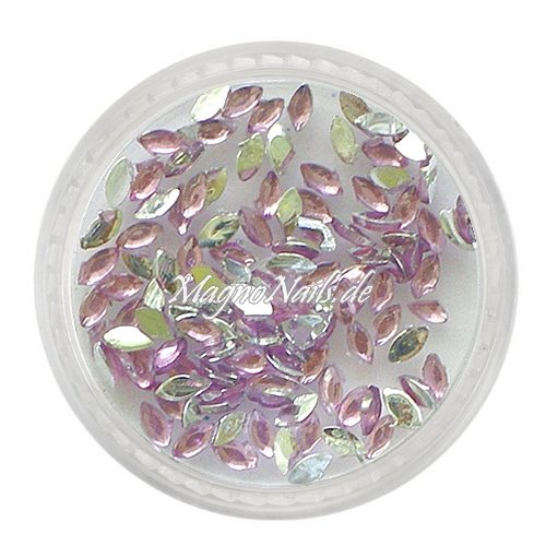Strasssteine - Elipse rosa Nageldesign Nägel Nails Nagelstudio Einleger Nailart