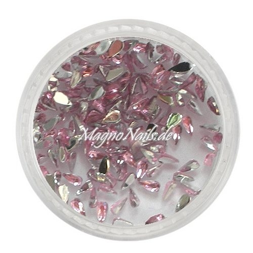 Strasssteine - Tropfen rosa Nageldesign Nägel Nails Nagelstudio Einleger Nailart