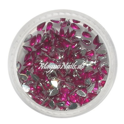 Strasssteine - Tropfen violett Nageldesign Nägel Nails Nagelstudio Einleger Nailart