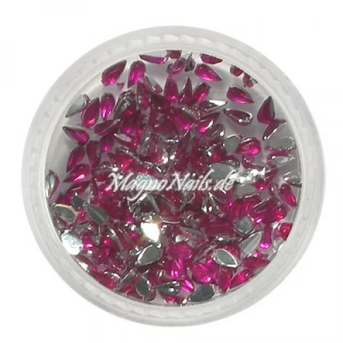 Strasssteine - Tropfen violett Nageldesign Nägel Nails Nagelstudio Einleger Nailart