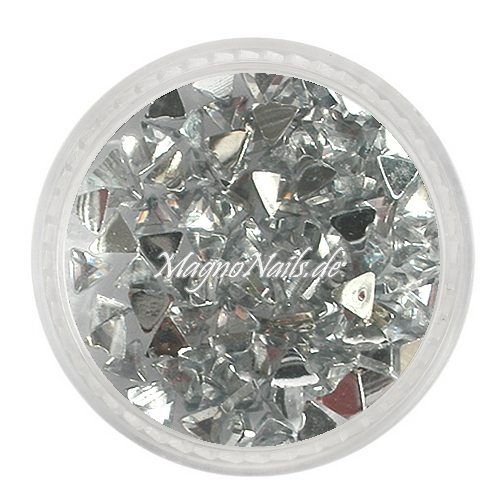 Strasssteine - Dreieck kristall Nageldesign Nägel Nails Nagelstudio Einleger Nailart