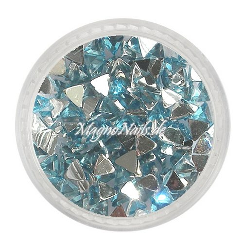 Strasssteine - Dreieck hellblau Nageldesign Nägel Nails Nagelstudio Einleger Nailart