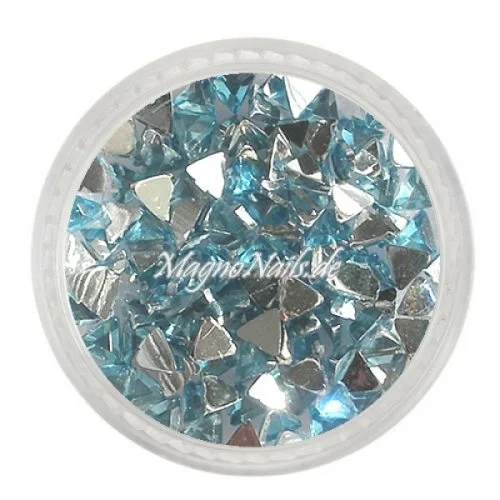 Strasssteine - Dreieck hellblau Nageldesign Nägel Nails Nagelstudio Einleger Nailart