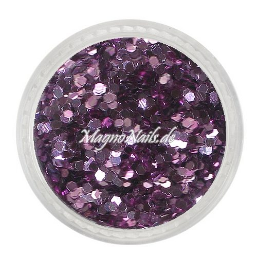 Nail Art Pailetten rosa metallic 1mm  Nägel Nails Nailart Nageldesign Nagel GlitzerPailetten