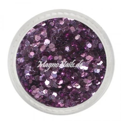 Nail Art Pailetten rosa metallic 1mm Nägel Nails Nailart Nageldesign Nagel GlitzerPailetten