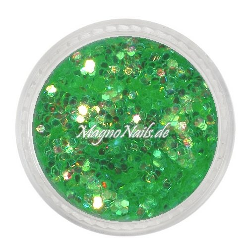 Nail Art Pailetten hellgrün 1mm  Nägel Nails Nailart Nageldesign Nagel GlitzerPailetten