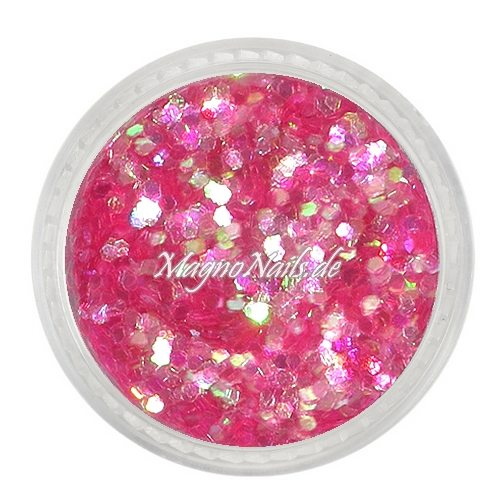 Nail Art Pailetten light pink 1mm  Nägel Nails Nailart Nageldesign Nagel GlitzerPailetten