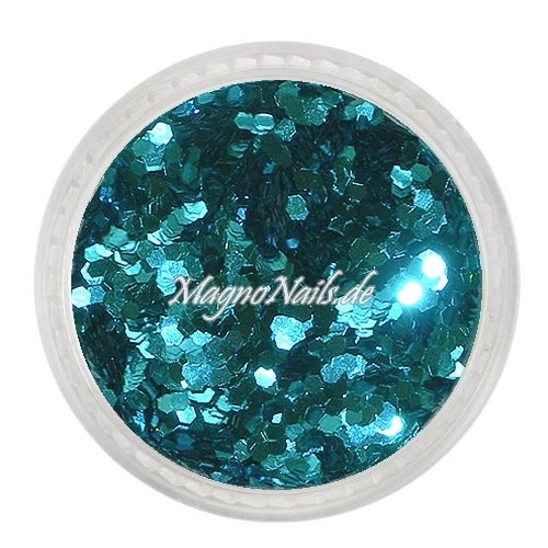 Nail Art Pailetten türkis metallic 1mm  Nägel Nails Nailart Nageldesign Nagel GlitzerPailetten