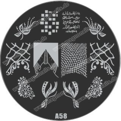 Nail Stamping Schablone