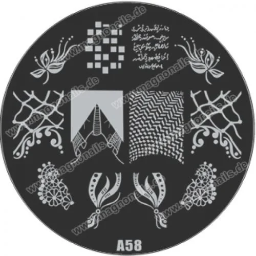 Nail Stamping Schablone