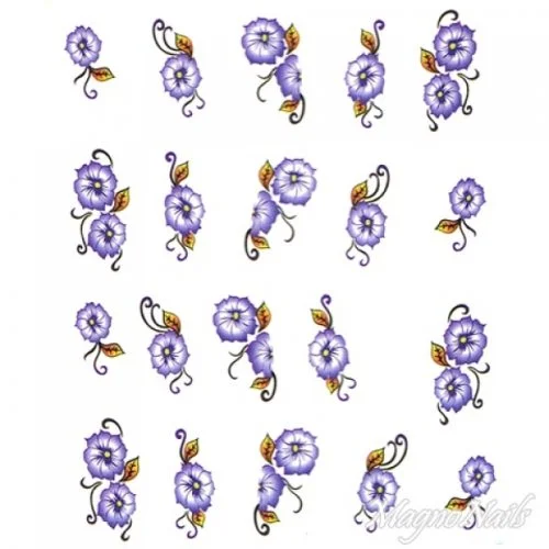 2D Nail Art One Stoke Sticker